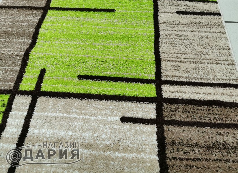 Тъкана пътека MAGNOLIA 704 d.beige/green